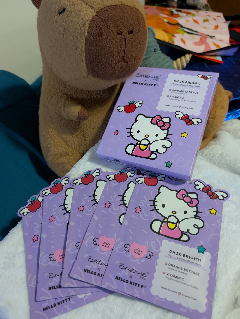 Creme Shop x Hello Kitty "Oh So Bright!" Sheet Mask Set